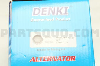 DENKI 2706017171 ALTERNATOR, 12V 2V 80A 5PK, TOYOTA, TOYL/C 1HZ-T 96~