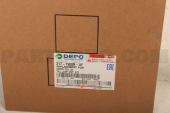 DEPO 2171988RUE TAIL LAMP