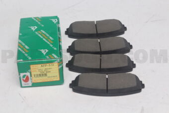 FBL AFP572 BRAKE PAD