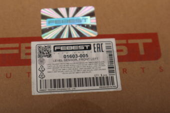 FEBEST 01603005 LEVEL SENSOR, FRONT LEFT (WITH LINK)