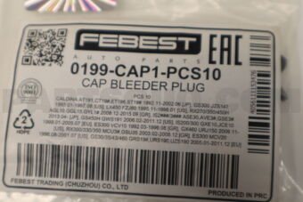 FEBEST 0199CAP1PCS10 CAP BLEEDER PLUG PCS 10