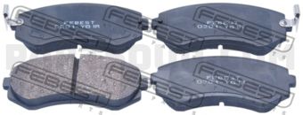 FEBEST 0201Y61R PAD KIT, DISC BRAKE, REAR