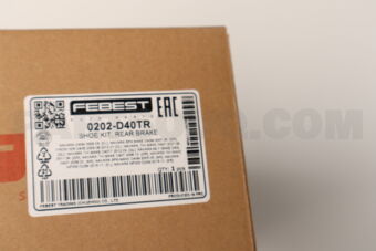 FEBEST 0202D40TR SHOE KIT, REAR BRAKE