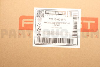 FEBEST 02110004FR SHOCK ABSORBER FRONT RIGHT GAS.TWIN TUBE
