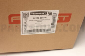 FEBEST 02110006FR SHOCK ABSORBER FRONT RIGHT GAS.TWIN TUBE