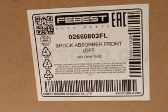 FEBEST 02660802FL SHOCK ABSORBER FRONT LEFT