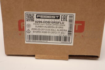 FEBEST 0299HDB10RSFLU FRONT LEFT DOOR UPPER HINGE