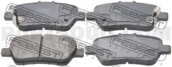 FEBEST 0301RB2R PAD KIT, DISC BRAKE, REAR