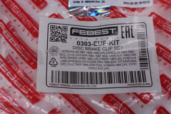 FEBEST 0303EUFKIT DISC BRAKE CLIP SET