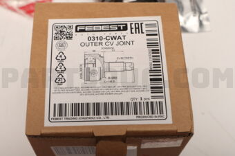 FEBEST 0310CWAT OUTER CV JOINT 30X68X30