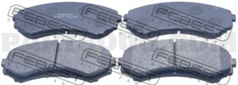 FEBEST 0401V75F PAD KIT, DISC BRAKE, FRONT