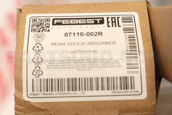 FEBEST 07110002R REAR SHOCK ABSORBER GAS.TWIN TUBE