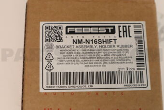 FEBEST NMN16SHIFT BRACKET ASSEMBLY, HOLDER RUBBER