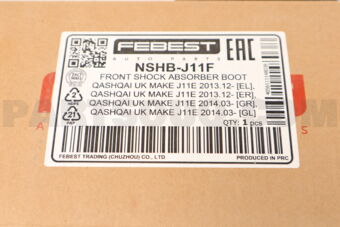 FEBEST NSHBJ11F FRONT SHOCK ABSORBER BOOT