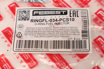 FEBEST RINGFL034PCS10 O-RING FUEL INJECTOR PCS 10