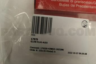FEBI 17979 GLOW PLUG-AUDI