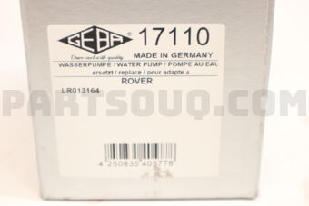 GEBA 17110 WATER PUMP-RR(L405)/L494