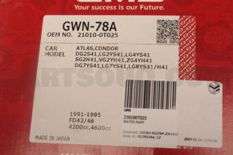GMB 210100T025 WATER PUMP