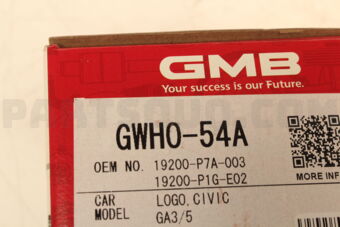 GMB GWHO54A WATER PUMP