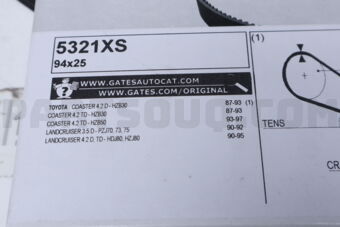 Gates 5321XS TIMING BELT 5321XS-58094 X 25 HSN