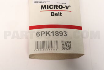 Gates 6PK1893 SERPENTINE BELT