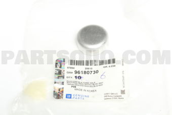 General Motors 96180730 CAP ENG BLK CUP HOLE