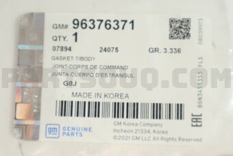 General Motors 96376371 SEAL,T/BODY