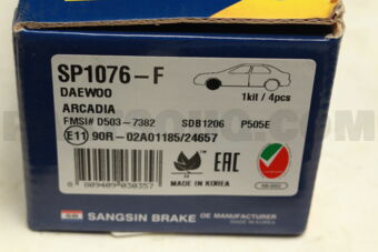 Hi-Q SP1076F BRAKE PAD FRONT HO ACCORD IV/V 16V 1990-1993,1993-1998 Hi-Q