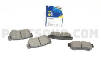 BRAKE PAD REAR 58302-3CA10,58302-3CA20 HY SONATA 1998-2005 HI-Q SP1117 ...