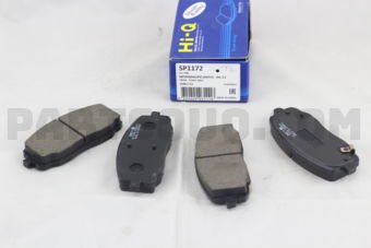 BRAKE PAD FRONT HY,KI i10 2011 201010-201512 Hi-Q SP1172 | Hi-Q Parts ...