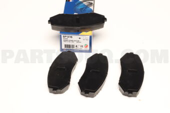 Hi-Q SP1416 BRAKE PAD FRONT 55200-65J11,55200-65J00 SUZ VITARA 2006- HI-Q