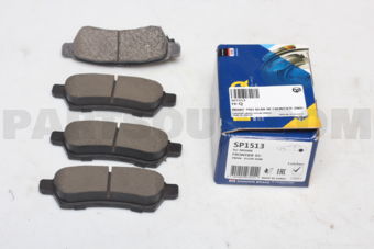 Hi-Q SP1513 BRAKE PAD REAR NI FRONTIER 2005- Hi-Q