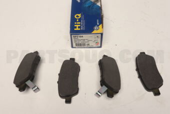 Hi-Q SP2104 BRAKE PAD REAR 43022SMA000 HO CROSSROAD 200702-201008 HI-Q