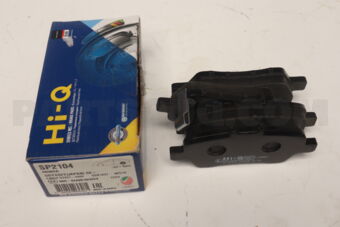 Hi-Q SP2104 BRAKE PAD REAR 43022SMA000 HO CROSSROAD 200702-201008 HI-Q