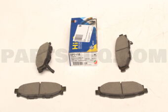 Hi-Q SP2118 BRAKE PAD REAR 26696-AG000,26696-AG030 SUB IMPREZA 2008- HI-Q