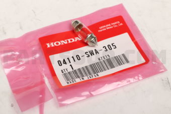 Honda 04110SWA305 BULB T10X31(8W)