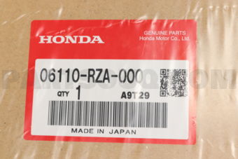 Honda 06110RZA000 GASKET KIT,CYLN H