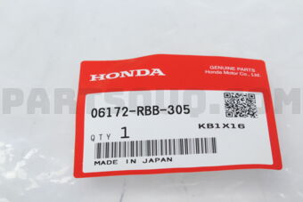 Honda 06172RBB305 KIT AIR FLOW TUBE
