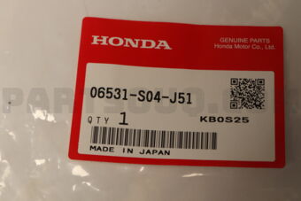 Honda 06531S04J51 SEAL KIT A,P/S