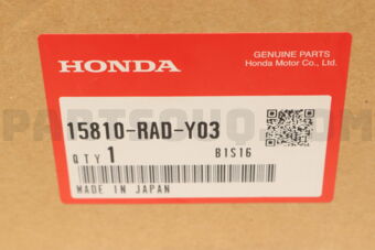 Honda 15810RADY03 VALVE ASSY,VTEC S