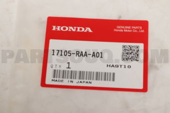 Honda 17105RAAA01 GASKET,INJECTOR B