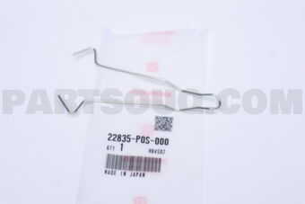 Honda 22835P0S000 SPG,RLS FORK SET