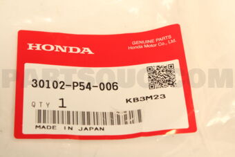 Honda 30102P54006 CAP ASSY