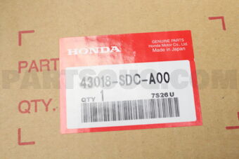Honda 43018SDCA00 REAR CALIPER SUB