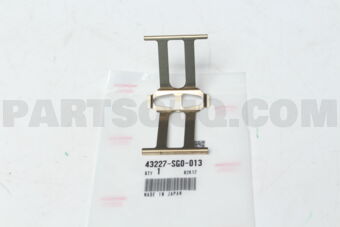 Honda 43227SG0013 SPG, PAD