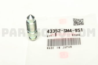 Honda 43352SM4951 SCREW,BLEEDER