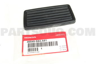 Honda 46545S84A81 COVER,PEDAL (AT)