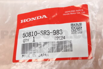 Honda 50810SR3983 INS RUB ENG RR (M