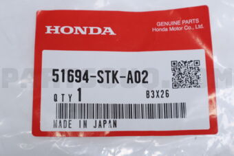 Honda 51694STKA02 RUBBER,SPGLWRMT