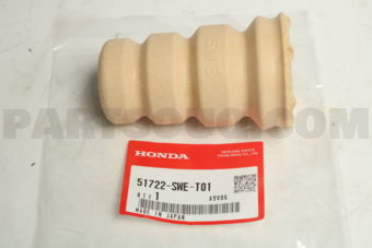 Honda 51722SWET01 RUBBER,FR.BUMPST